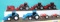(8) 1/64 (3) Case IH plastic tractors with loaders, (2) New Holland plastic