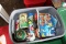 (2) Plastic totes of M & M collectibles and stuffed M & M’s