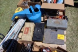 Balance of Pallet, Toolboxes, Tools, Bar Clamps, Trimmers, Water Cans