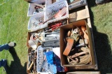 (10) Boxes, Files, Sockets, Tubing Cutters, Channel Locks, Straps, Punches