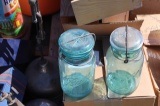 Quart Jars, Glass & Zinc Lids