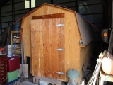 Storage Building, 8x16, 4’ Door, Light, no shingles, no siding, no skids, B