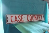 6” x 32” Case Country single sided sign