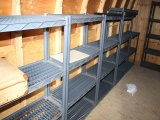 Poly Shelving Inside Storage Building