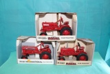 (3) 1/16 Farmall Cub, all different, one box has water damage and other 2 b