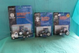 (3) 1/64 New Holland TG255, TG285 and Delivery truck with 8870, in bubbles