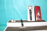 AC watch fob, Case IH watch, and Ford watch