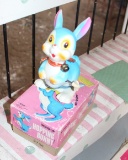 Wind up hopping bunny, Japanese, in original box