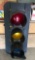 (1) STOP LIGHT, EAGLE SIGNALS CO. THIS WAS AN ACTUAL WORKING STOPLIGHT.