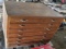 MACHINIST CABINET, WOOD, (7) DRAWERS
