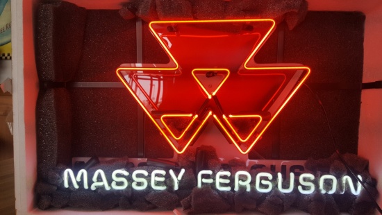 NEW MASSEY FERGUSON NEON SIGN, NO SHIPPING