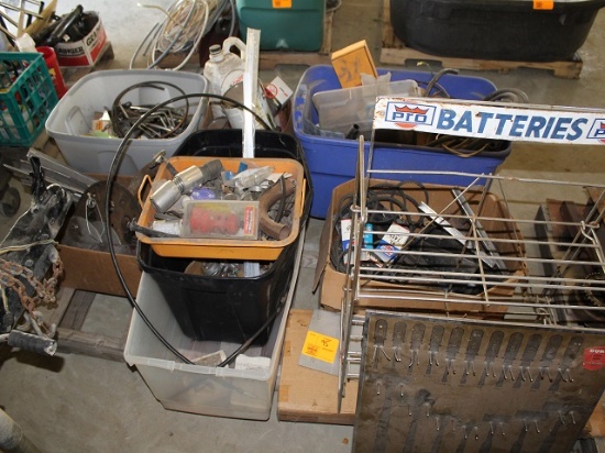 PALLET OF PARTS, CAR/MOTORCYCLE