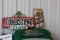 (3) wall hanging signs, metal Miller sign