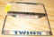 MN Twins and National Street Rod Assoc license plate holders