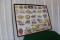 Car brands poster in frame, PandG the white naphtha soap cardboard sign, Wh