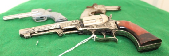 (3) Toy replica revolvers