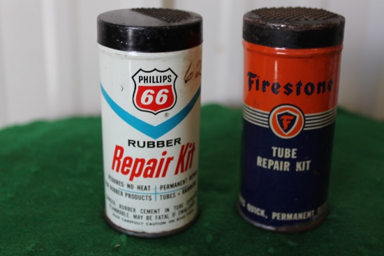 Phillips 66 rubber repair kit, Firestone tire repair kit