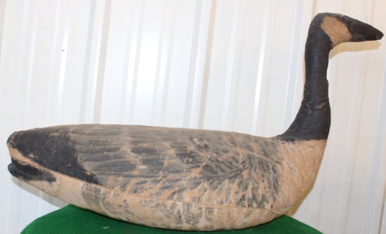 Canvas canadian goose decoy