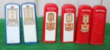 (6) Gas stamps, (2) Esso Extra, (4) Mobilgas