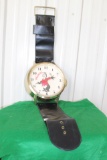 Hamm's Beer plastic watch-style battery clock, 9