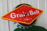 Grainbelt Beer Clock, some damage, doesn't light up when plugged in, clock