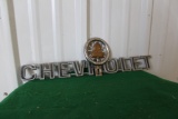 Metal Chevrolet branding logo 17.75