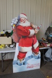 Santa Claus cardboard cutout, approx 72