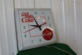Coca Cola plastic lighted clock, does not work, 16