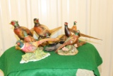 Approx (15) assorted pheasant decoration pieces