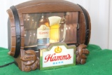 Hamm's Beer flipping picture barrel, tested and works