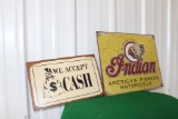 Indian Motorcycle reproduction single sided sign, 16