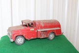 Tonka Toys red gasoline tank truck