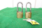 (2) Skelly  Locks, (1) Key