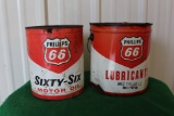 Full Phillips 66 9402 Philube L-2, Empty Phillips 66 Motor Oil