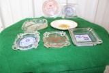 (7) Ashtrays, Standard Oil, Pure, Farmers Union