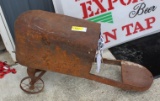 Powr Tractor rusted toy front frame NO SHIPPING