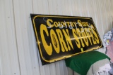 Country Side Corn Stoves poly single sided sign, approx 48