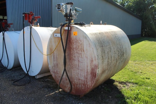 1000 Gallon Gas Barrel, With Near New G Pro Series Pump & Meter