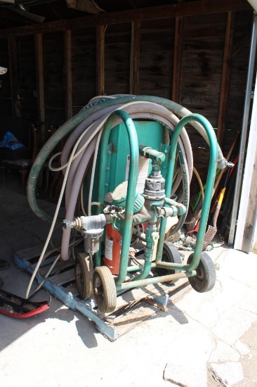 1996 Clemco Series 2000 Pressure Tank Style Sandblaster, Hood