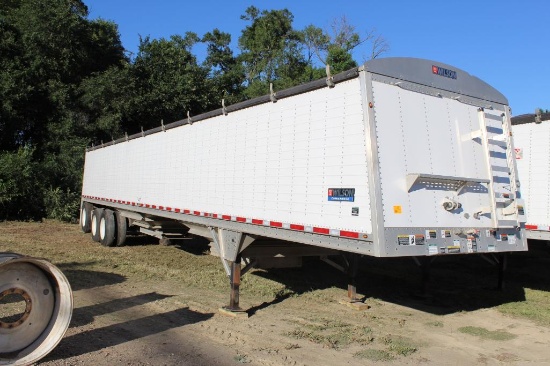 *** 2019 Wilson Commander Hopper Trailer, 3 Axle, 50' x 72" Sides, DWH-550C, 2 Speed Traps,