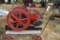 Emerson Brantingham Type H 1.5HP Gas Engine, Restored, Complete, On Steel Wheel Truck