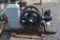 Falk 3HP Side Shaft Gas Engine, Restored, Appears Complete, On Original Skids