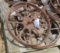 (4) Unmatching Steel Truck Wheels, Approx 15