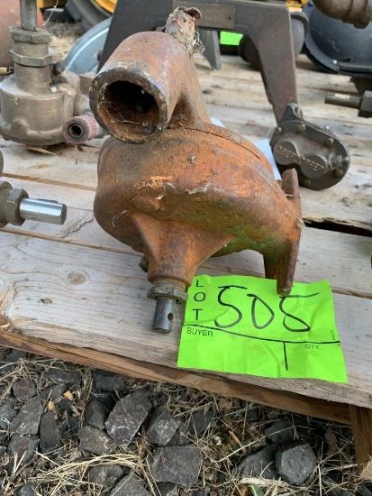 Cast Iron Centrifugal Water Pump off of Gas Engine