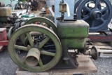 Hercules Economy 1.5HP Gas Engine, Appears Complete, Repaired Hopper