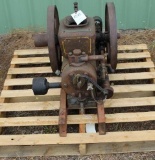 Bull's Eye Type GE 2HP Side Shaft Gas Engine, Appears Complete, Original Condition