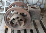 Gas Engine, Original Condition, Missing Some Parts, Engine is Stuck