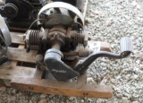 Maytag Kick Start Twin Cylinder Gas Engine, Appears Complete, On Skids