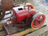 Galloway Restored Gas Engine, Spark Plug, Appears Complete