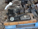 Briggs and Stratton WM Kick Start Gas Engine, With Fuel Tank and Truck